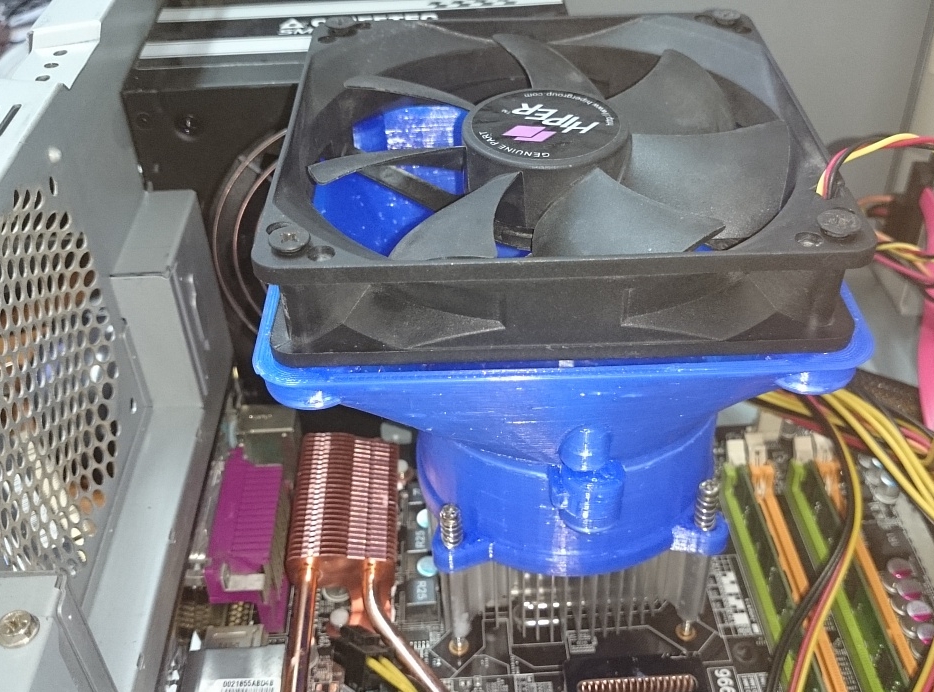 LGA775 radyatör için 120 mm soğutucu için bağlantı elemanları (Plastik Aparattır!!!)