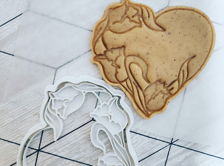 Zencefilli kurabiye ve kurabiye için kesme (Plastik Aparattır!!!)