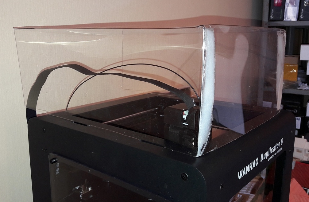Самодельный пластиковый корпус для Wanhao D6