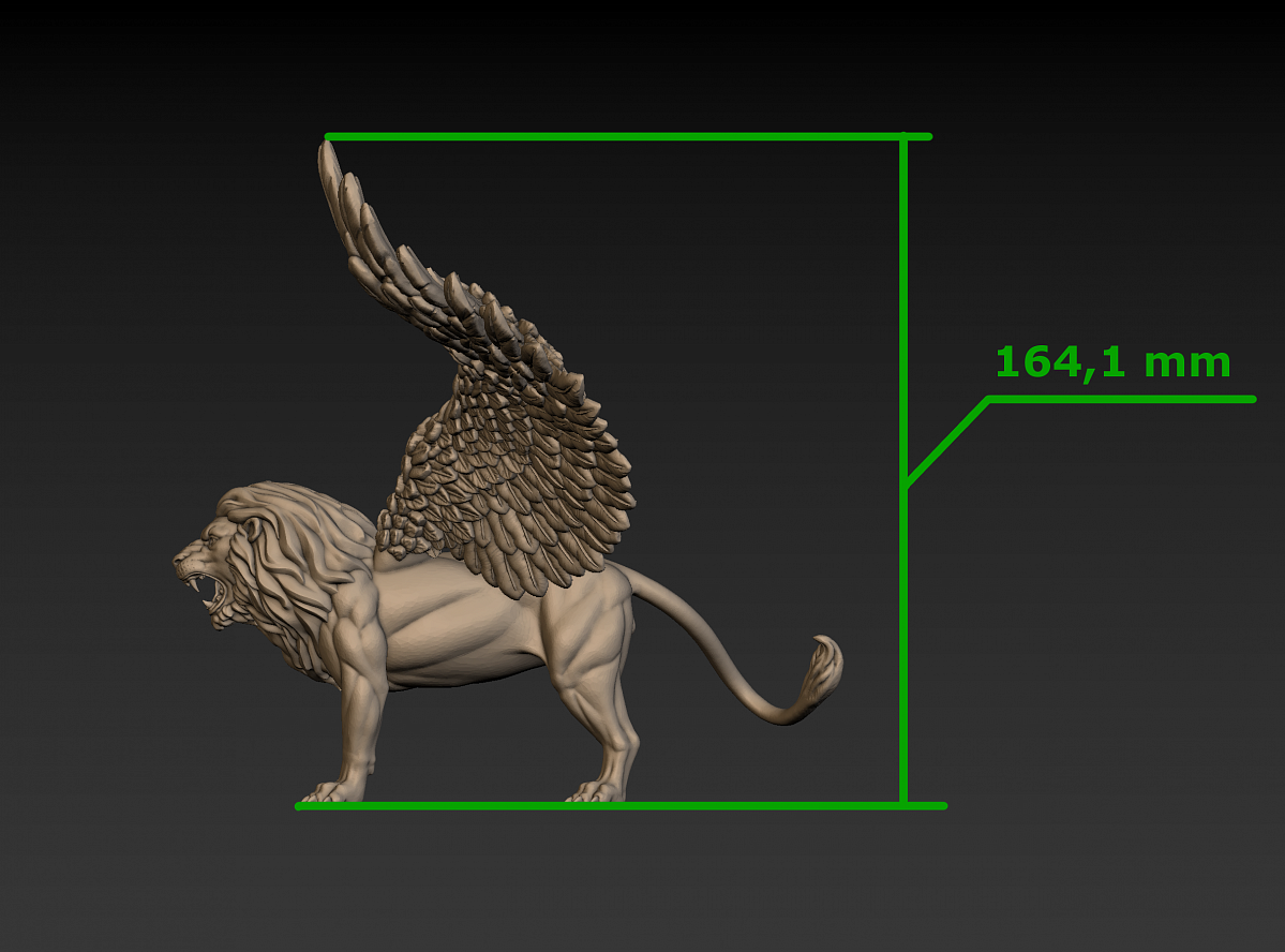 Крылатый лев (Лев с крыльями) (winged lion)