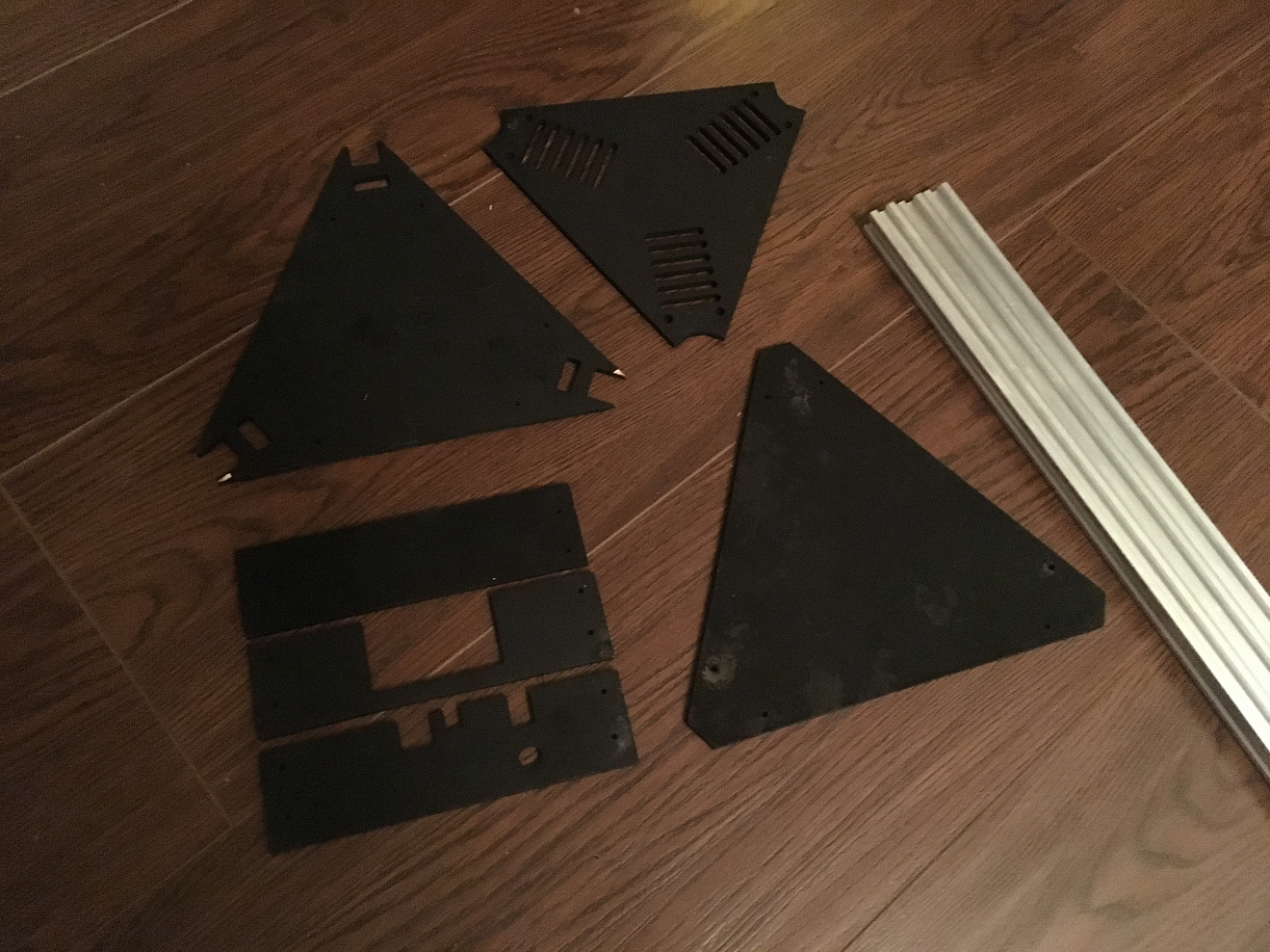 MaKe3D D2 Mini профиль 45см и фанера