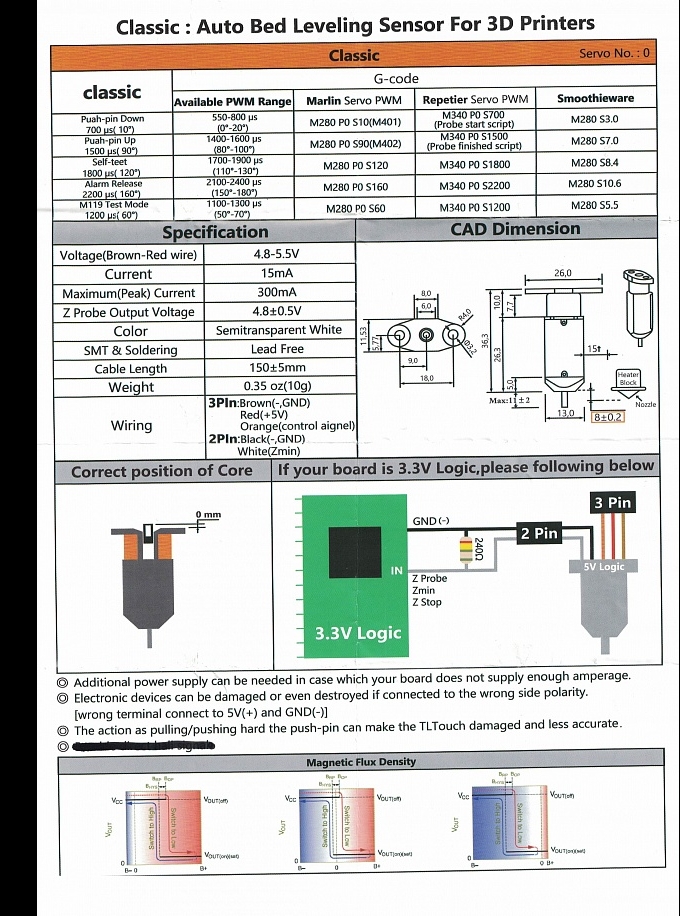 Продается датчик поверхности "Based on AntcLabs BL Touch"