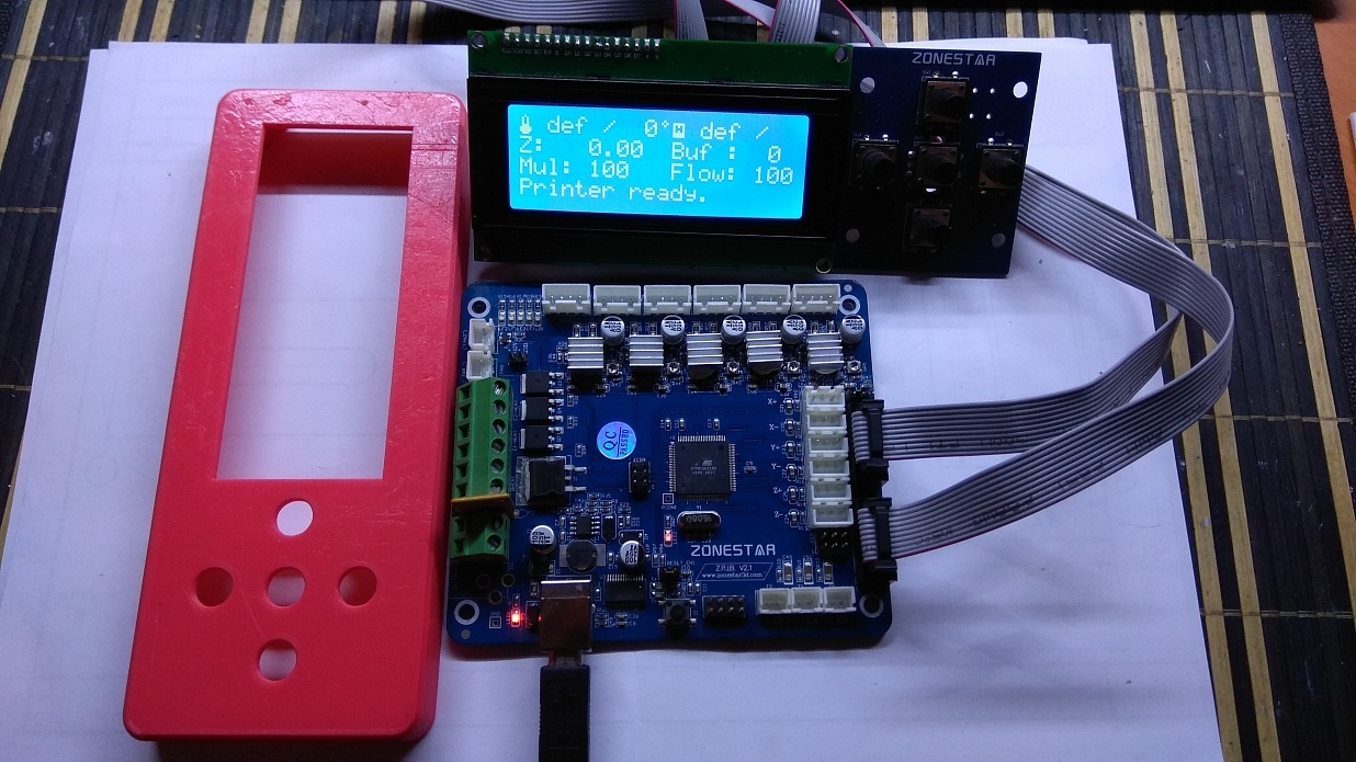 материнская плата zrib v2.1 + дисплей к ней