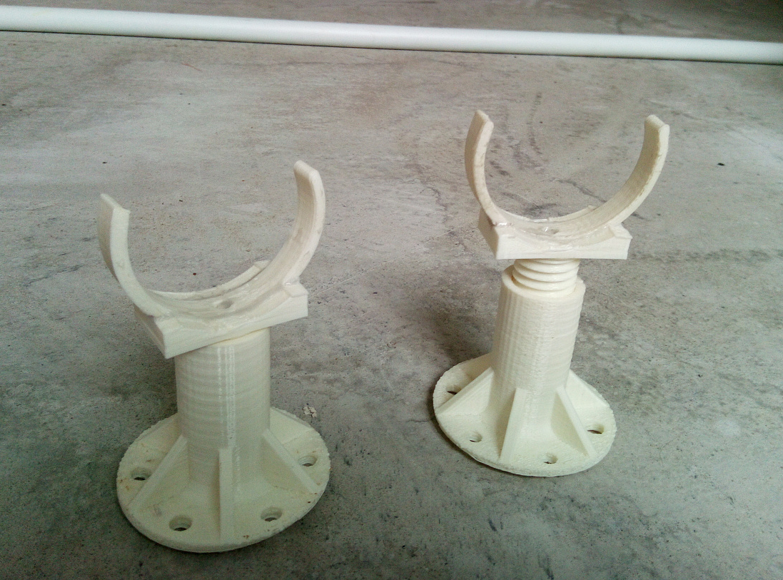 Kanalizasyon borusu için stand (Plastik Aparattır!!!)