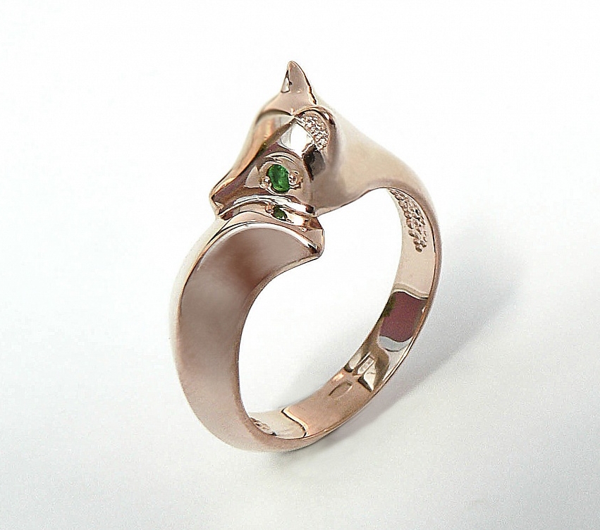 Моделирование простого кольца с собачкой! 