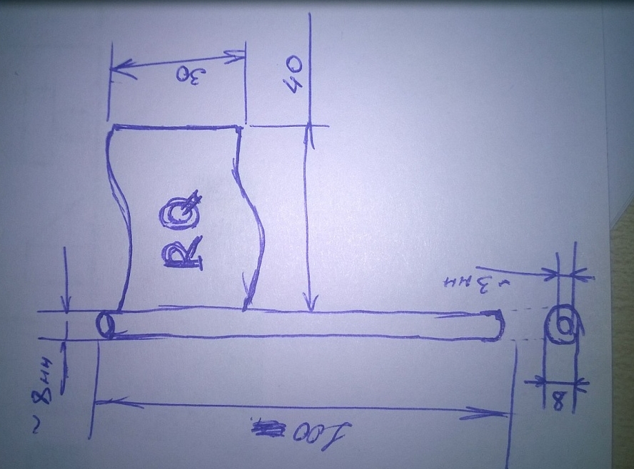 3-Д печать небольшого флажка 3-Д печать небольшого флажка