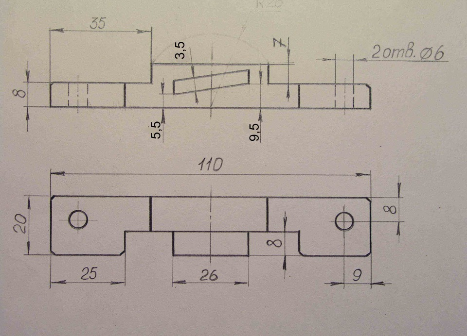 Моделирование фиксаторов валов по чертежу