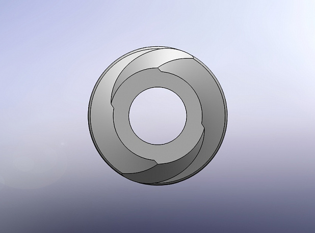 Червяк редуктора привода дверей лифта №2