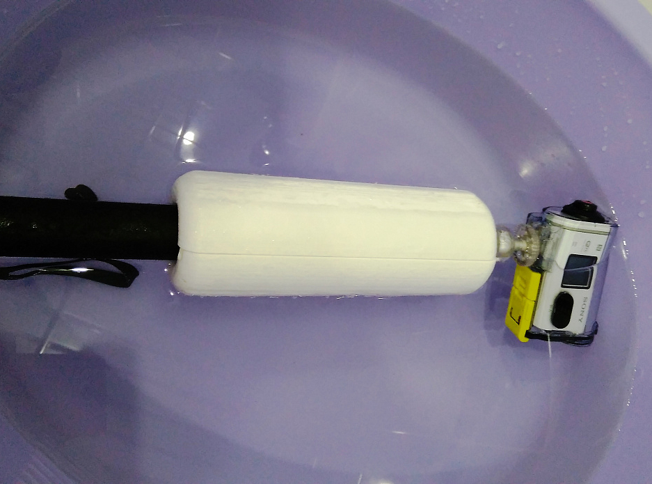 Aksiyon kamerası monopodu için şamandıra (Plastik Aparattır!!!)