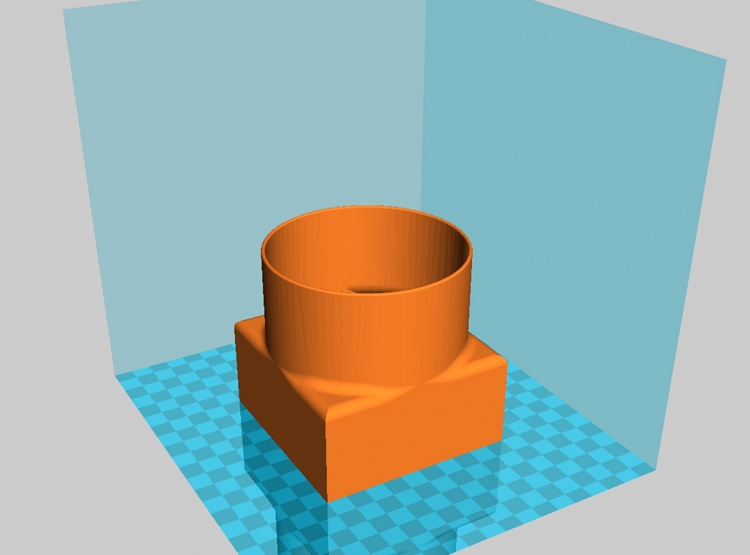 90x90mm davlumbazlar için F100 boruya adaptör. (Plastik Aparattır!!!)