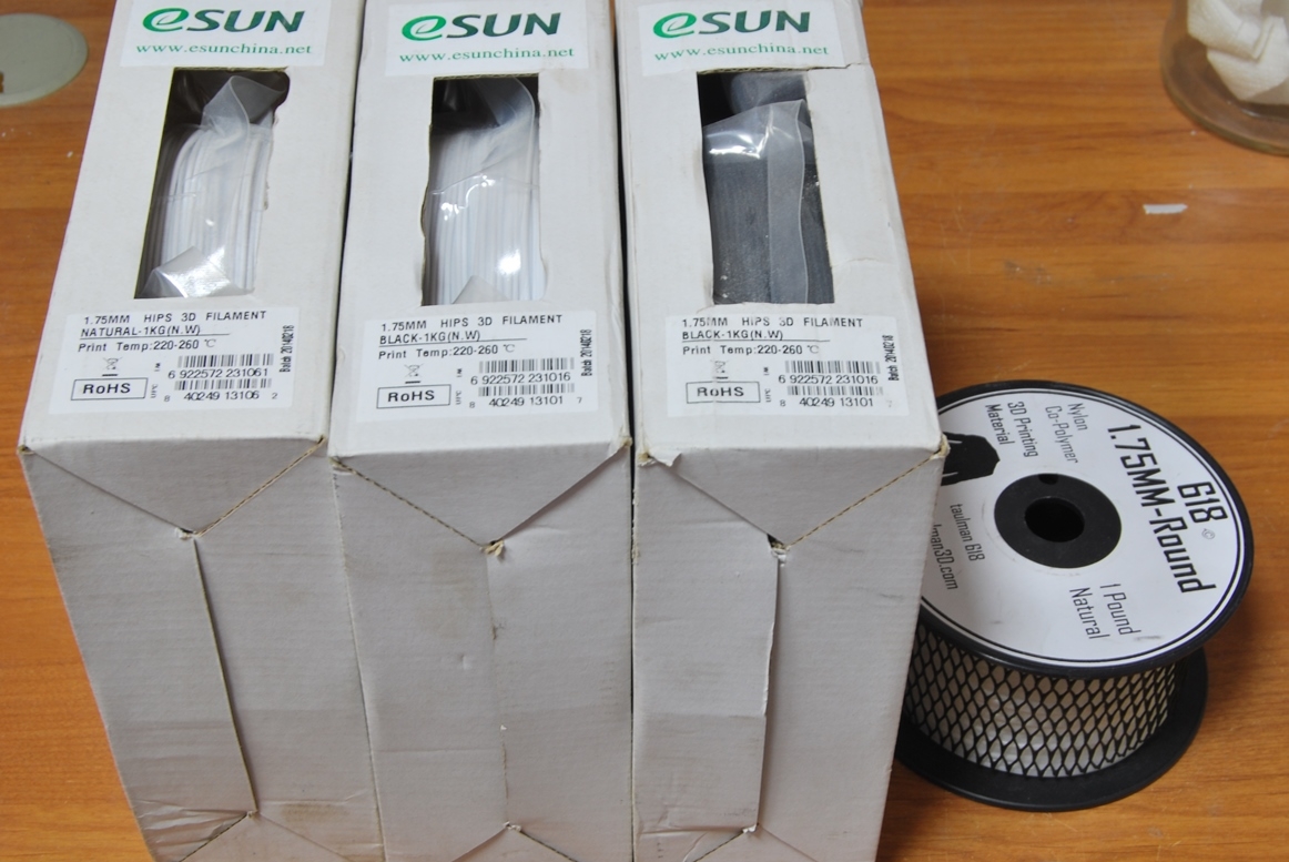 Продажа пластика ESUN (hips), TAULMAN (нейлон) 1.75 мм Продажа пластика ESUN (hips), TAULMAN (нейлон) 1.75 мм