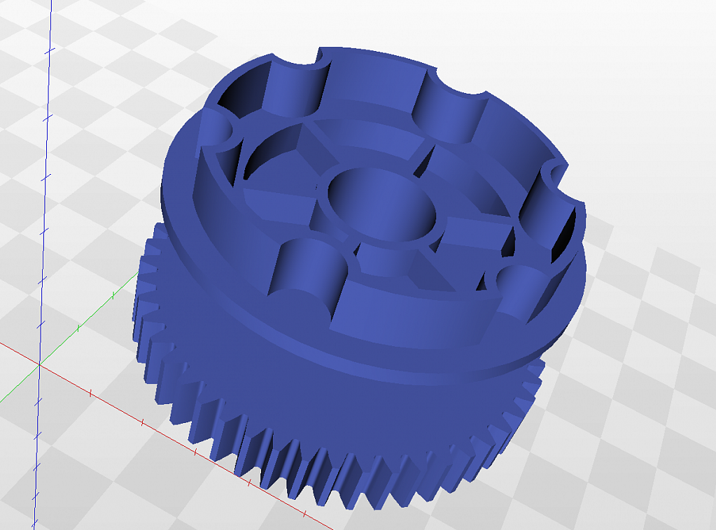 Проект шестерни для 3d принтера