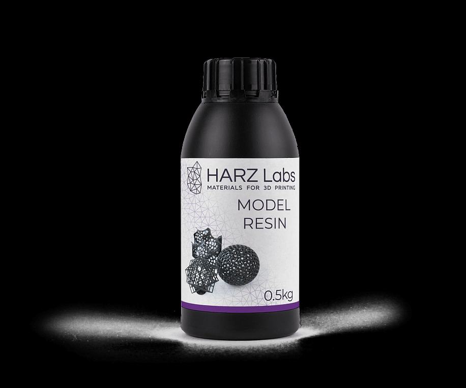 Фотополимер Harz Labs Model Resin 0.5 kg (черный)