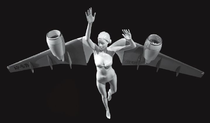 3D модель ангела