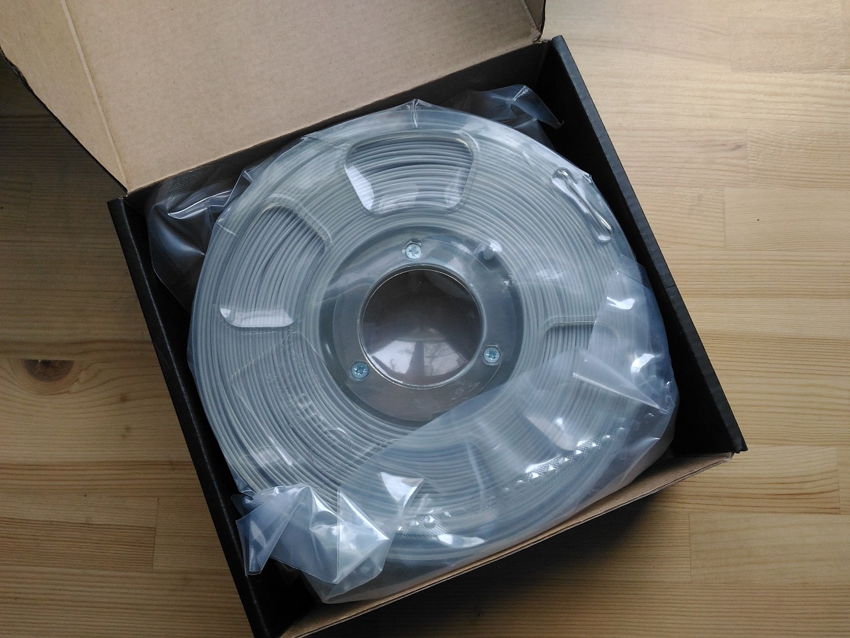 Продам катушку ABS HP U3print 1,75 мм 1 кг Silver metallic.