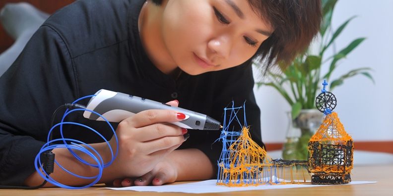 Создание моделей с помощью 3D-ручки