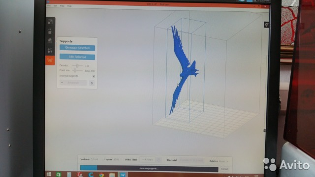 Китайский аналог Formlabs Form 1  SLA Euroway