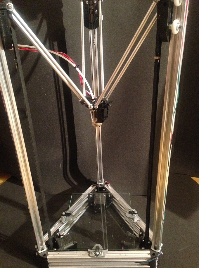 3d принтер дельта с переходником для фрезера