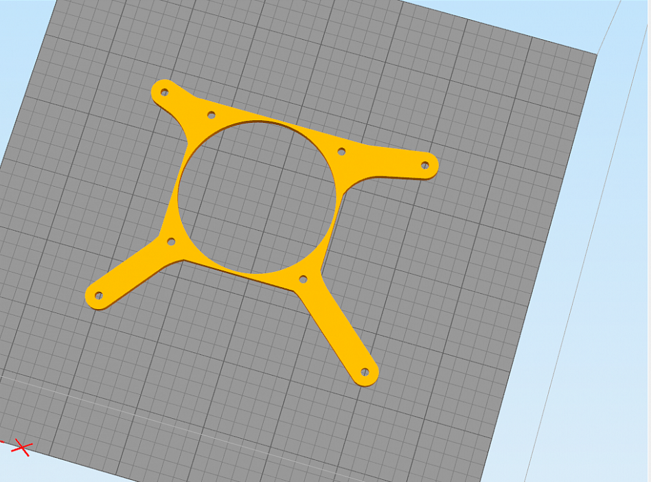 Prusa i4 için MKS Taban kartı için hava akışı (Plastik Aparattır!!!)