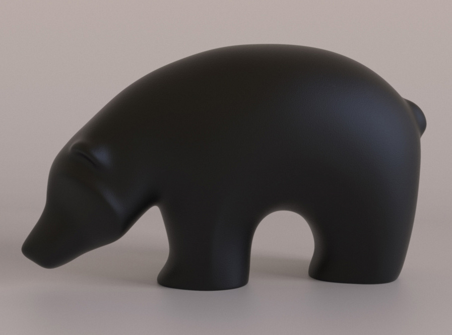 Ayı heykelciği (Plastik Aparattır!!!)