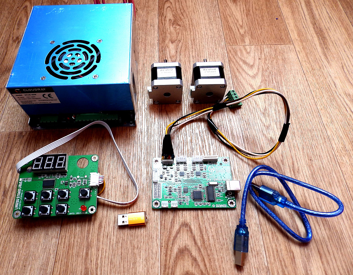 Контроллер (плату управления) M2 Nano для лазерного гравера CO2 Контроллер (плату управления) M2 Nano для лазерного гравера CO2