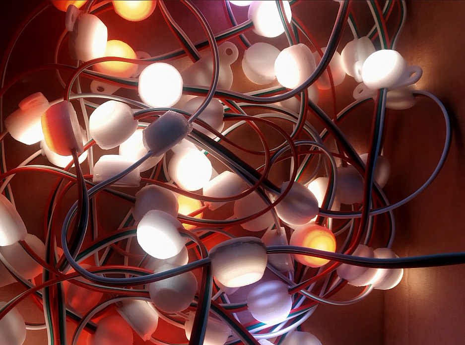 Adreslenebilir LED WS2812B için muhafaza (Plastik Aparattır!!!)