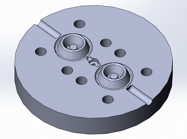 Yağ keçesi yapmak için kalıp. (Plastik Aparattır!!!)