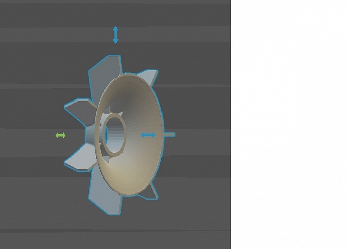 3Д печать крыльчатки