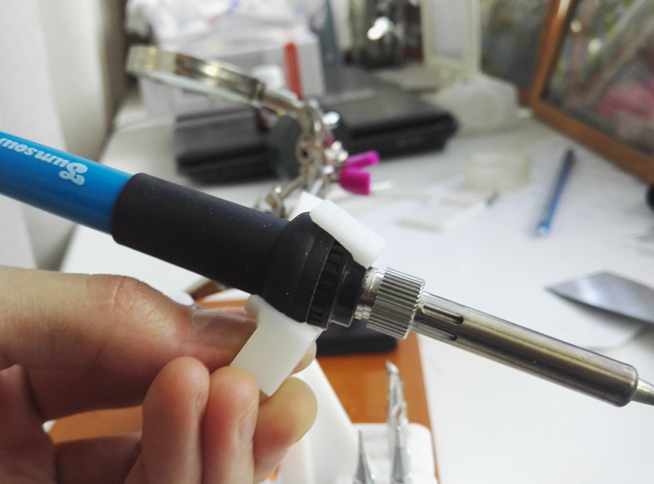 Havya tutucusu, uçları, lehim makaraları (Plastik Aparattır!!!)