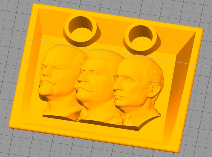 Kalem ve kurşun kalem standı Lenin-Stalin-Putin (Plastik Aparattır!!!)