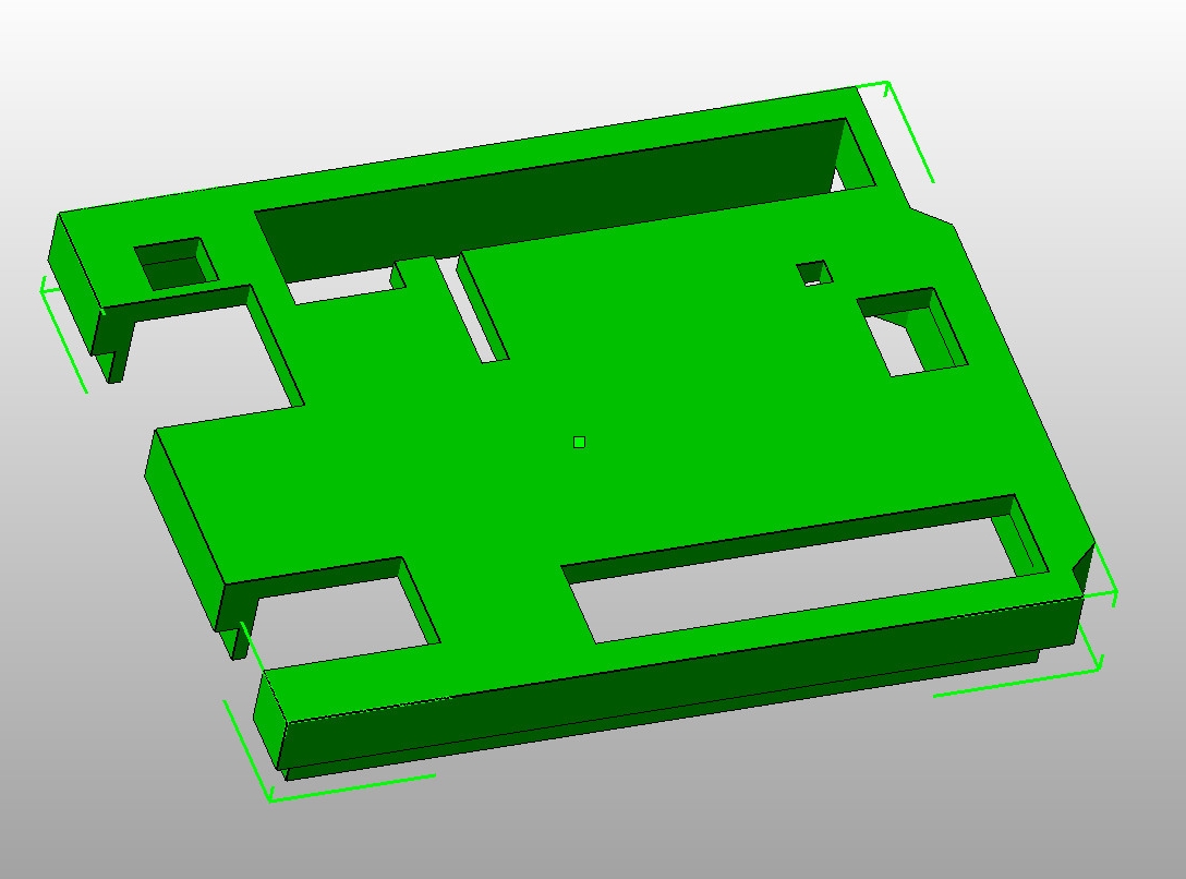 ARDUINO-UNO muhafazası için kapak (Plastik Aparattır!!!)