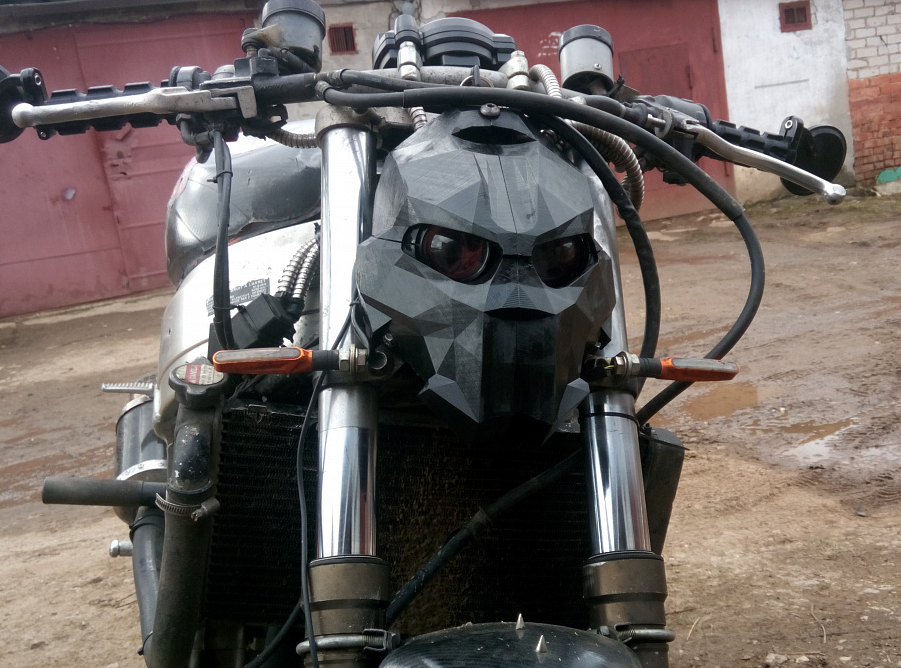 Sokak dövüşçüsü maskesi CBR900RR Fireblade (Plastik Aparattır!!!)
