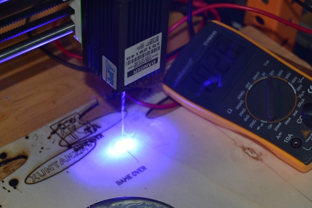 Модуль   синего  лазера  2вт 