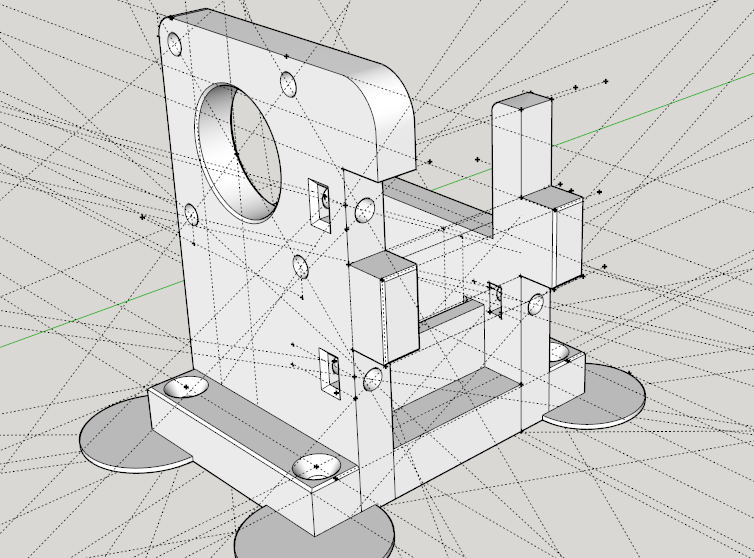 3d модель крепления. E3d v6 3d model крепеж. 3d модель кронштейна m3d. 3д модели крепежа. Кронштейн на 3д принтере.