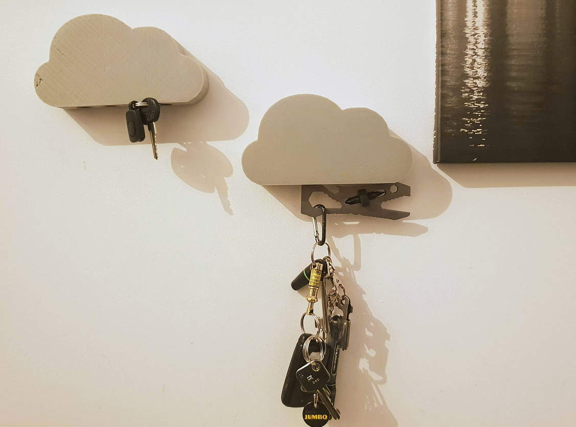 Manyetik anahtarlık "Bulut" (Plastik Aparattır!!!)