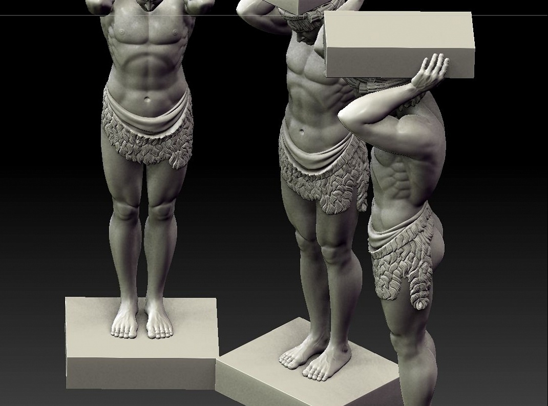 атланты Эрмитажа