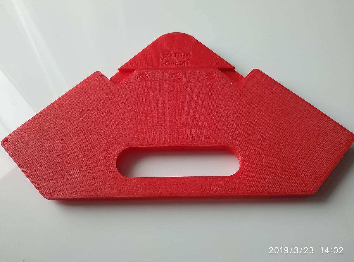 Шаблон для фрезерования углов