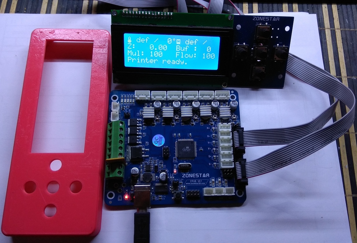 материнская плата zrib v2.1 + дисплей к ней