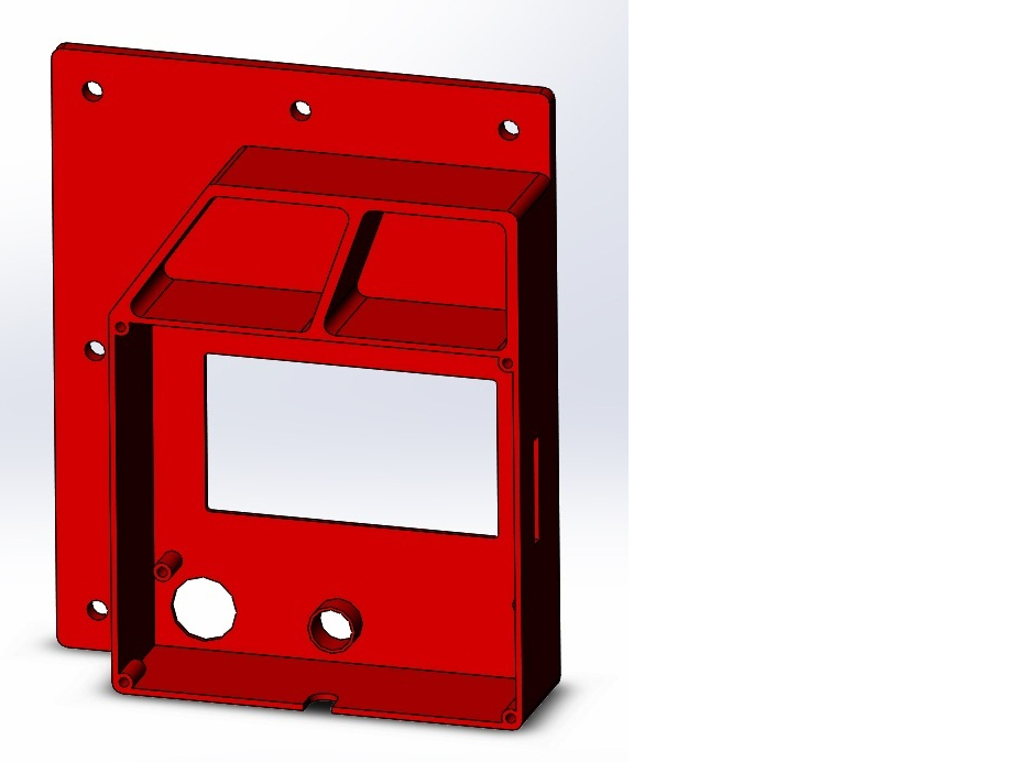 Ekran muhafazası 12864 + kapak (Plastik Aparattır!!!)