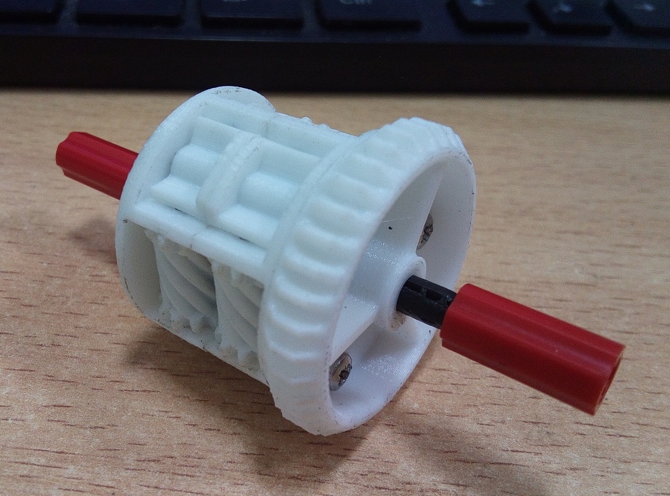 3d модель Дифференциал типа Torsen - LEGO для 3d принтера - скачать ...