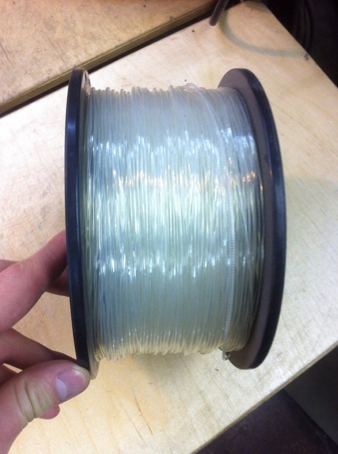 PLA пластик Прозрачный 1,75мм одна катушка