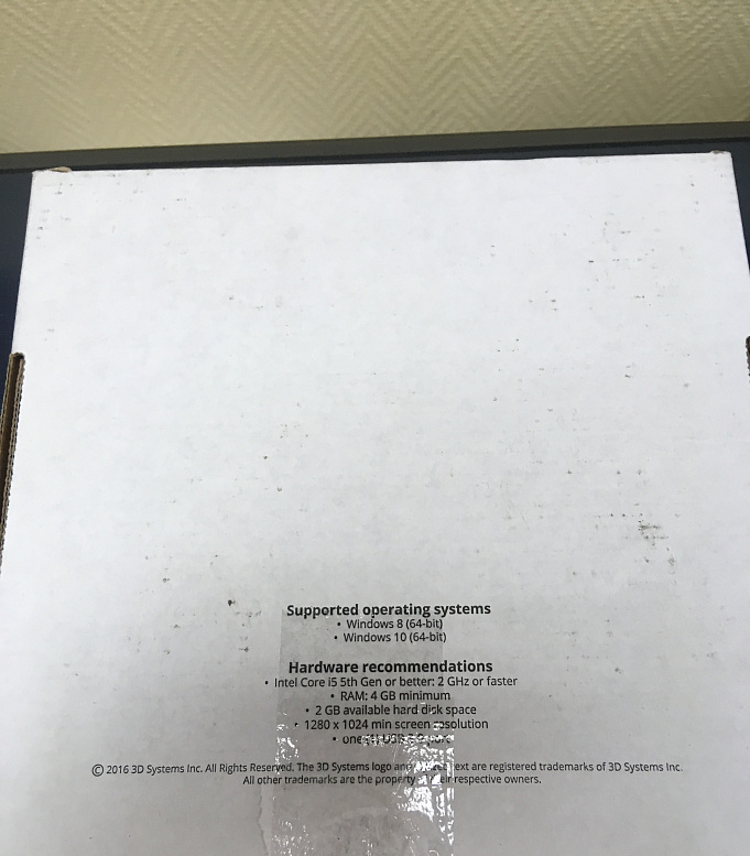 Продаю 3D сканер 3D Systems Sense 2-е поколение (Новый)