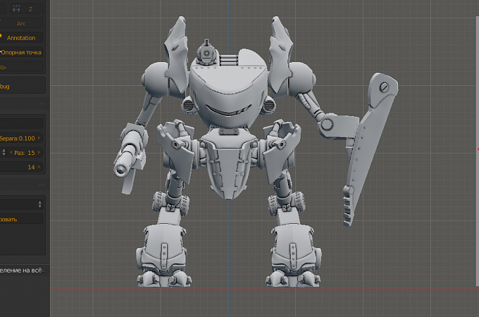 Печать фигурки фотополимером