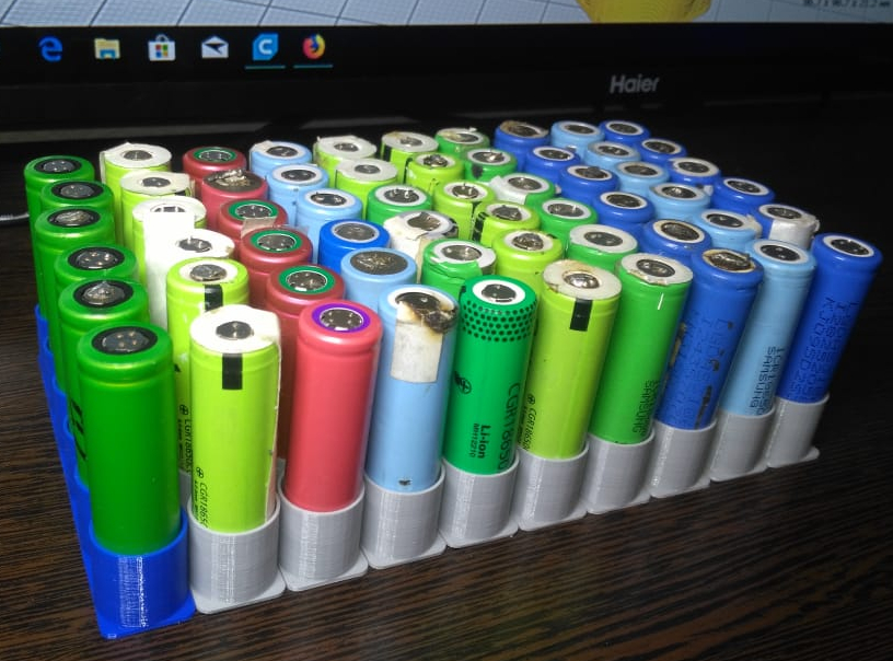 18650 pil saklama standı (Plastik Aparattır!!!)