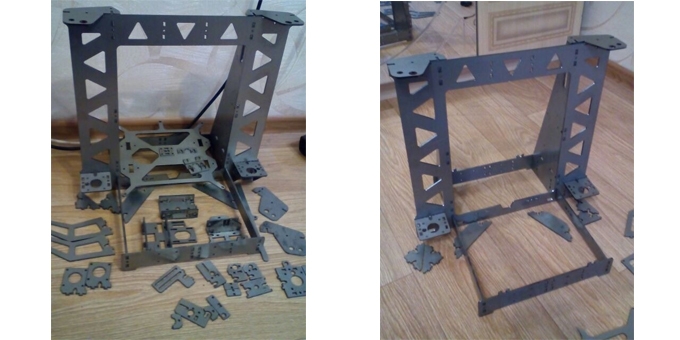 Продам раму 3д принтера из стали 3мм. Пруса i3 сталь