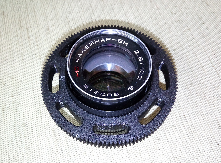 Kaleinar-5N 2.8/100 için 95mm odak halkasını takip edin (Plastik Aparattır!!!)