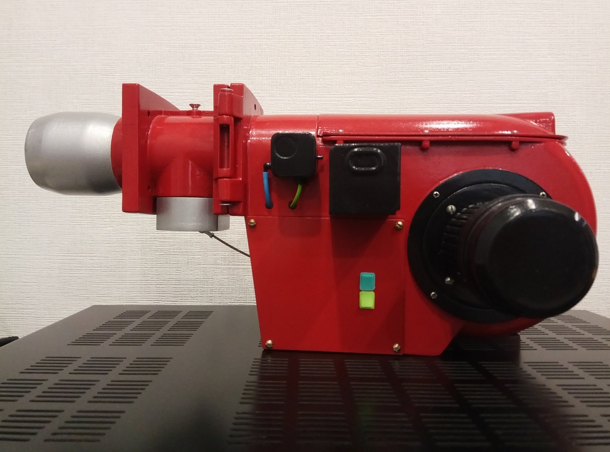 Макет комбинированной горелки мощностью 630 кВт.