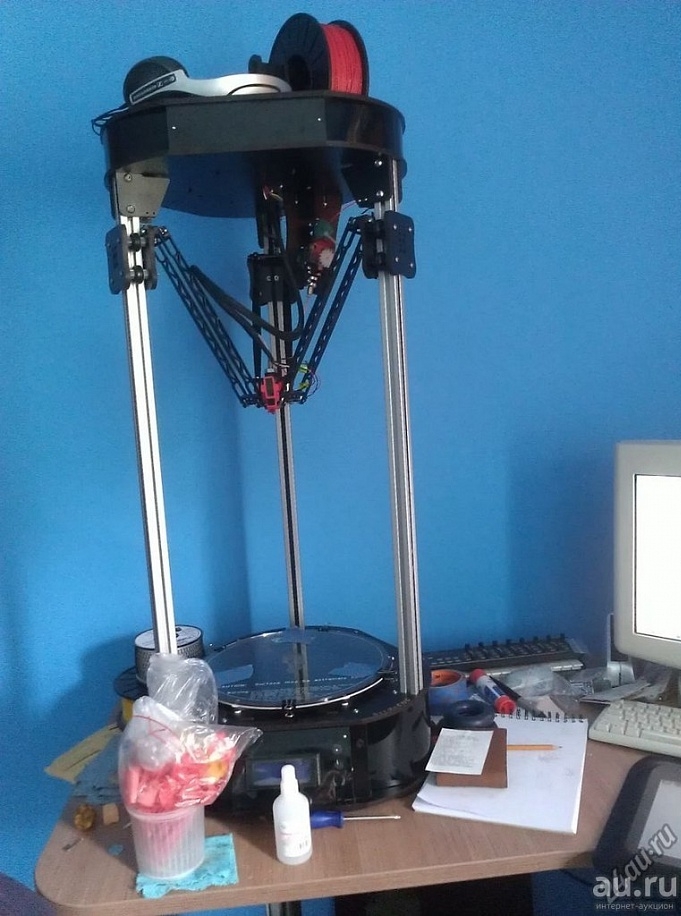 Продам Rostock MAX v2 + доп. зап части + пластик