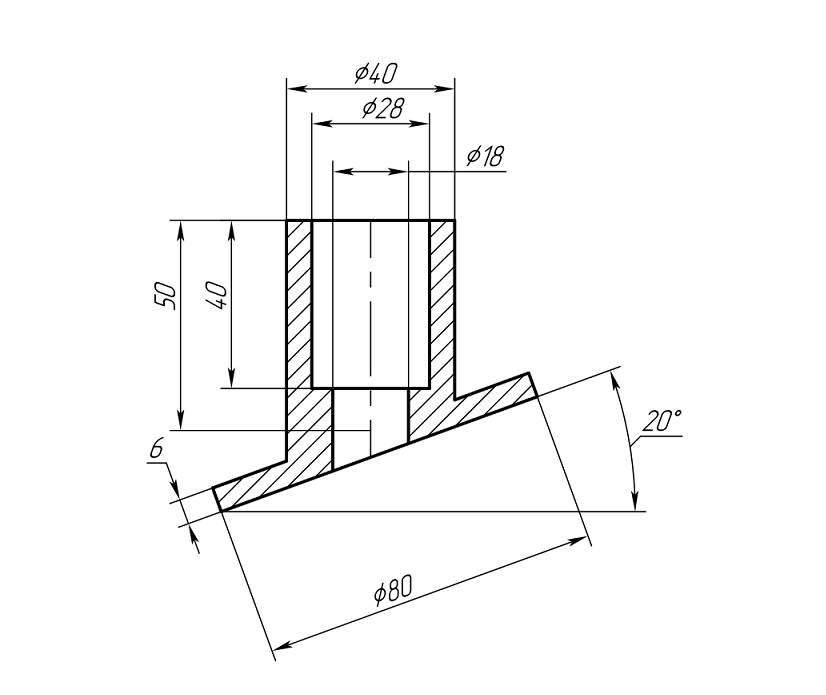 Создать модель по чертежу