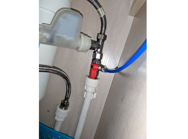 Aquaphor Trio su filtresi için T valfinin kolu (Plastik Aparattır!!!)